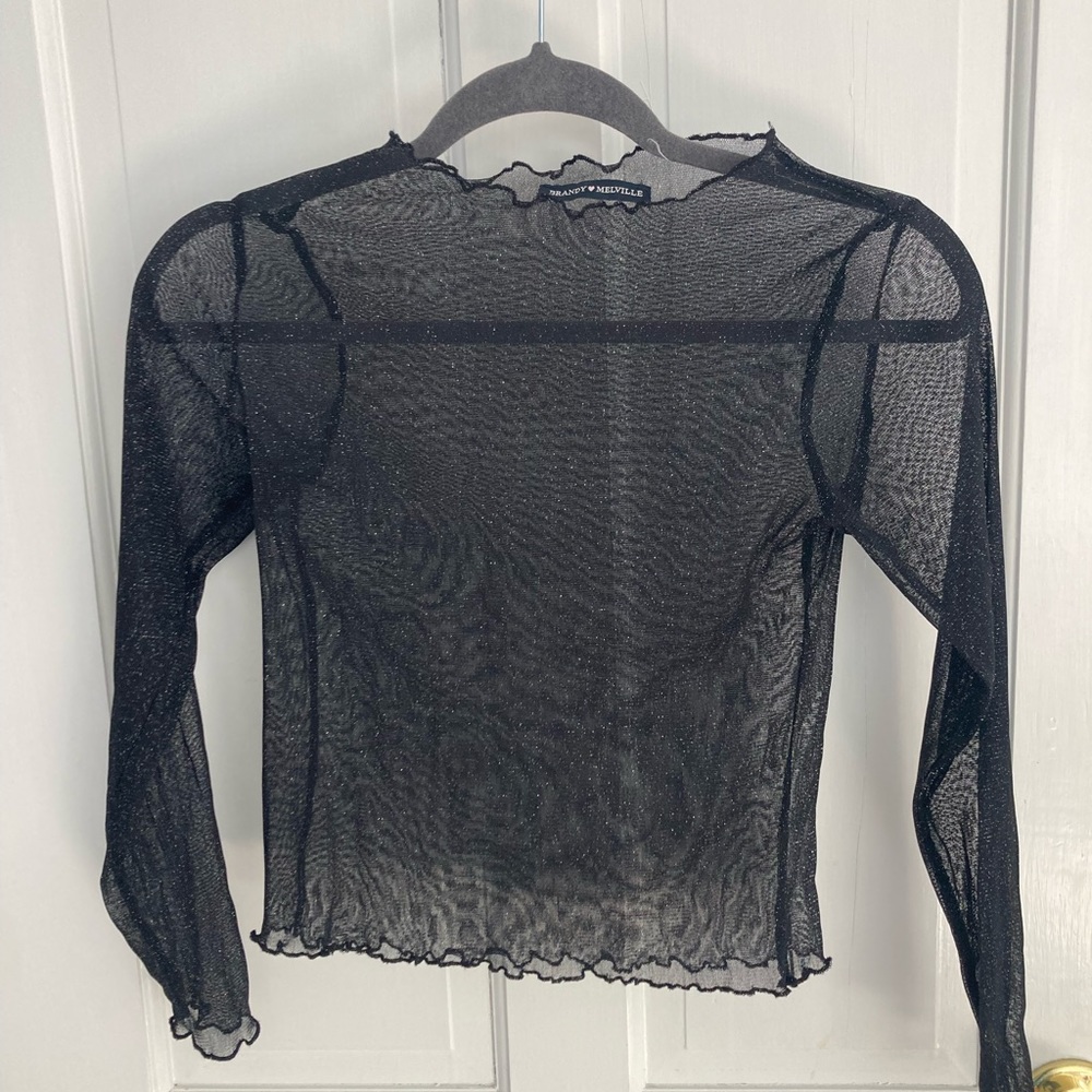 Sparkly Sheer Brandy Melville Top